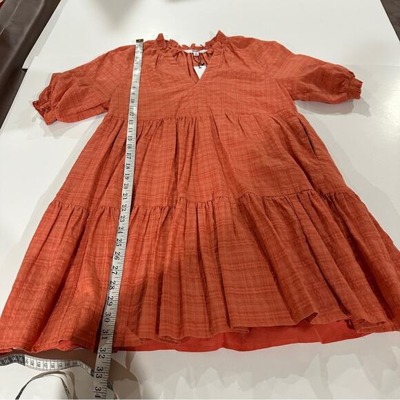 BB Dakota by Steve Madden Hustle and Glow Pink Coral Mini Dress Size S - Picture 10 of 10